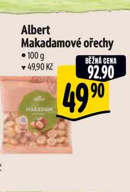 Albert Makadamové ořechy 100 g