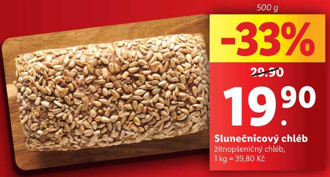 Slunečnicový chléb, 500 g