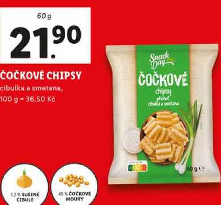 ČOČKOVÉ CHIPSY, 60 g