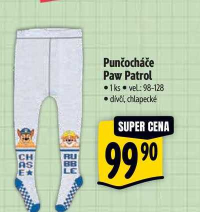 Punčocháče Paw Patrol 1ks vel 98-128