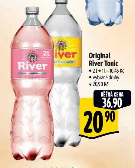 Original River Tonic 2l vybrané druhy
