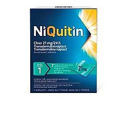 NiQuitin® Clear 21 mg transdermální náplast 7 ks