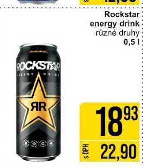 Rockstar energy drink různé druhy 0,5l