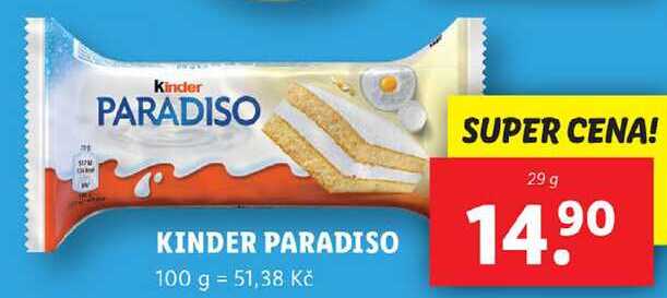 KINDER PARADISO, 29 g