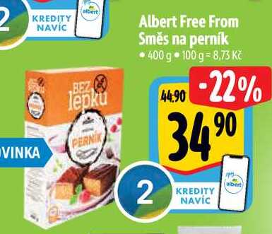   Albert Free From Směs na perník   400 g 