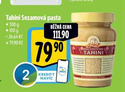 Tahini Sezamová pasta 300 g 