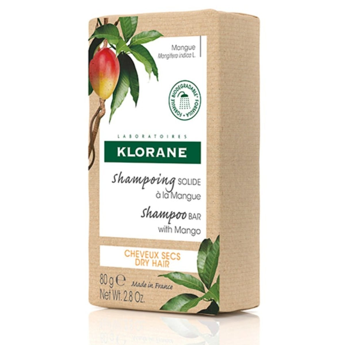 KLORANE Tuhý šampon s mangem 80g