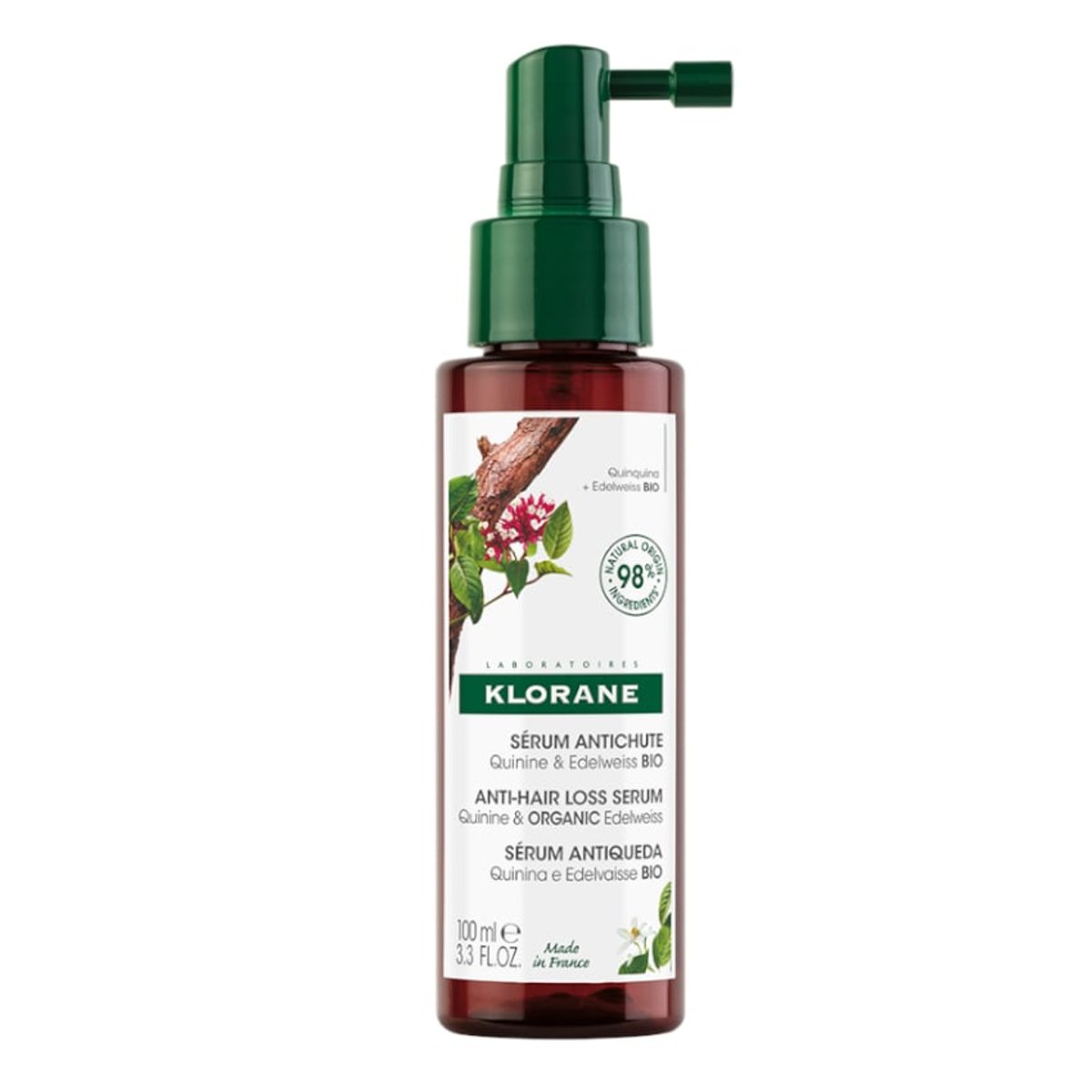 KLORANE Sérum chinin a BIO protěž alpská 100ml