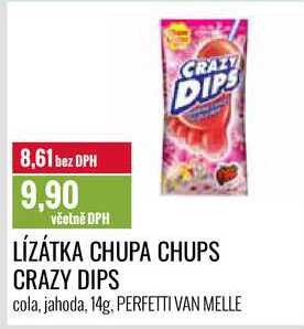 LÍZÁTKA CHUPA CHUPS CRAZY DIPS 14g