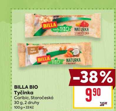 BILLA BIO Tyčinka 30 g