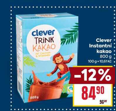 Clever Instantní kakao 800 g