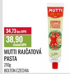 MUTTI RAJČATOVÁ PASTA 210g 