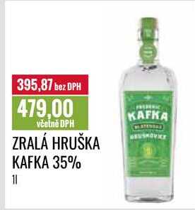 ZRALÁ HRUŠKA KAFKA 35% 1l