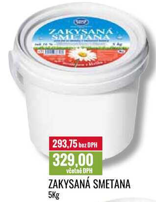 ZAKYSANÁ SMETANA 5Kg 