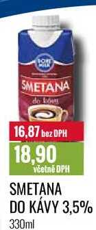 SMETANA DO KÁVY 3,5% 330ml 