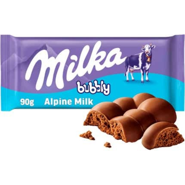 Milka Čokoláda Bubbly mléčná s bublinkami