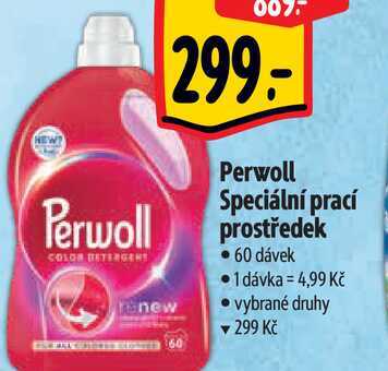 Perwoll Speciální prací prostředek 60 dávek vybrané druhy