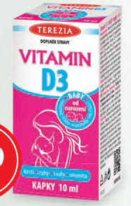 TEREZIA VITAMIN D3 BABY 400 IU