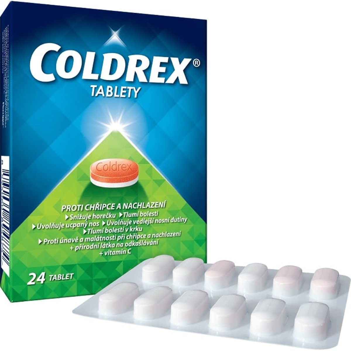 COLDREX 500MG/25MG/5MG/20MG/30MG Tableta 24