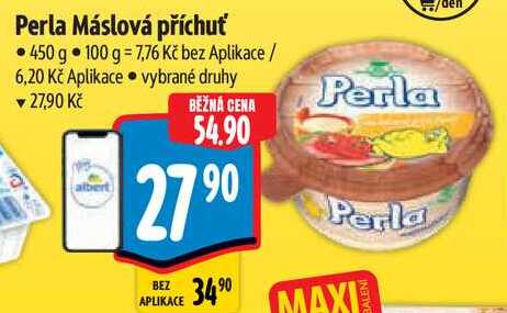 Perla Máslová příchuť, 450 g