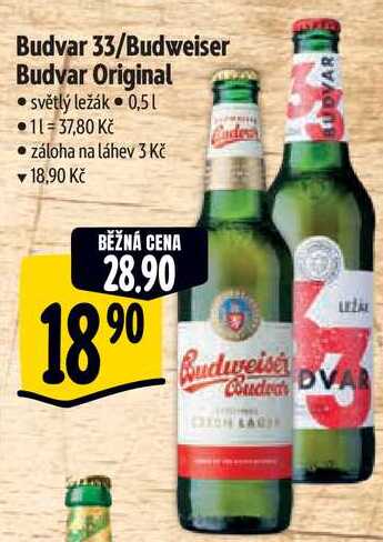 Budvar 33, 0,5 l