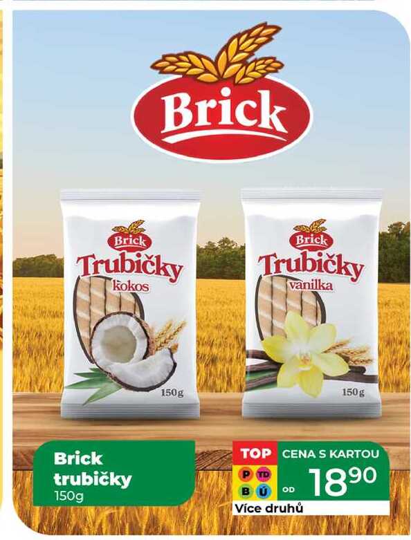 Brick trubičky 150g 