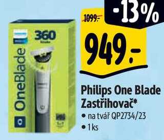 Philips One Blade Zastřihovač 