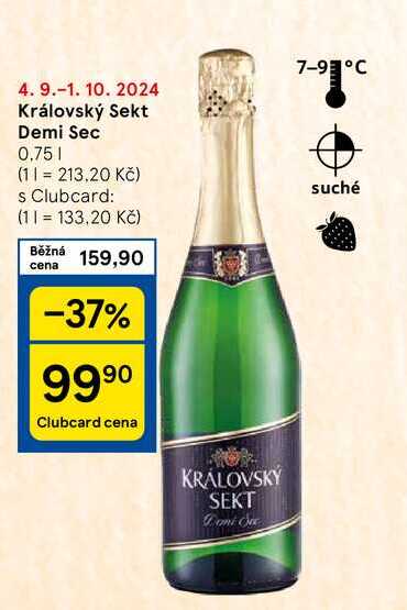 Královský Sekt Demi, 0.75 l