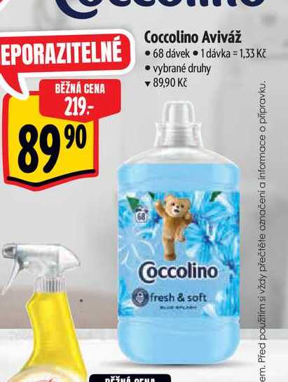   Coccolino Aviváž  68 dávek 