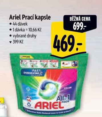 Ariel Prací kapsle 44 dávek  