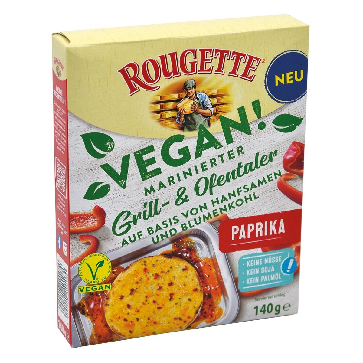 Rougette Veganský sýr na gril v paprikové marinádě