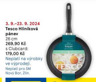 Tesco Hliníková pánev 26 cm 