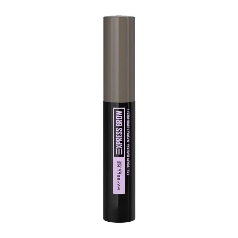 Maybelline Gelová řasenka na obočí Express Brow Fast Sculpt 04 Medium Brown, 1 ks