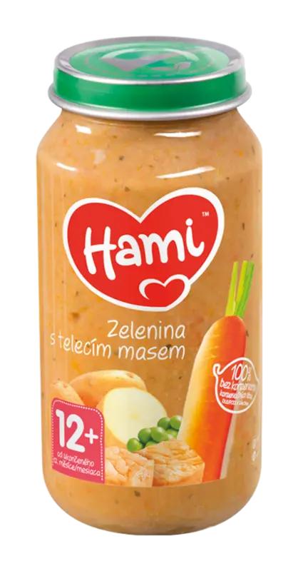 Hami Zelenina s telecím masem, 250 g