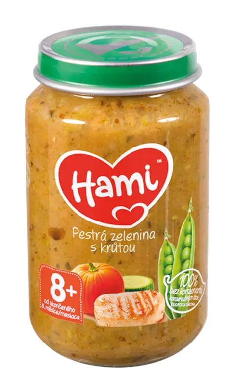 Hami Pestrá zelenina s krůtou, 200 g