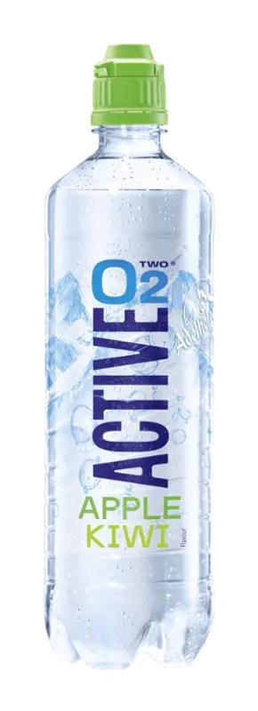 Active O2 Minerální voda Jablko a kiwi, 750 ml