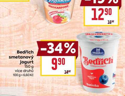 Bedřich smetanový jogurt 150 g