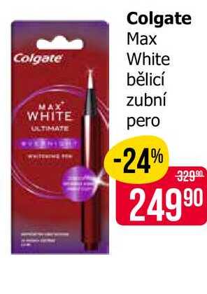 Colgate Max White bělicí zubní pero 