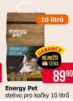 Energy Pet stelivo pro kočky 10 litrů 