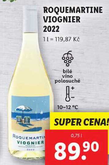 ROQUEMARTINE VIOGNIER 2022, 0,75 l