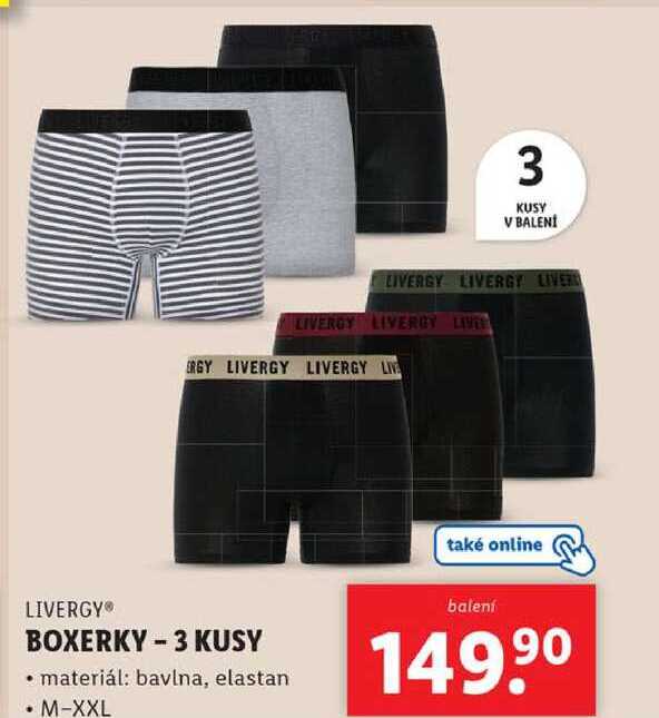 BOXERKY - 3 KUSY