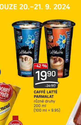 CAFFÉ LATTÉ PARMALAT různé druhy 200 ml