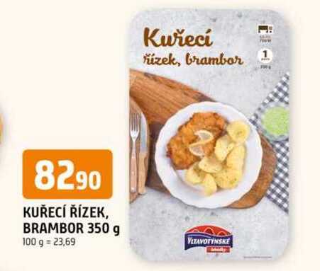 KUŘECÍ ŘÍZEK, BRAMBOR 350 g 