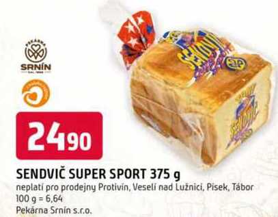SENDVIČ SUPER SPORT 375 g