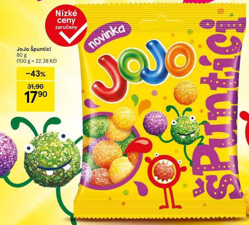 JoJo Špuntíci, 80 g