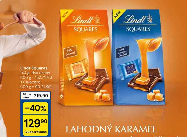 Lindt Squares, 144 g