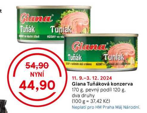 Giana Tuňáková konzerva, 170 g