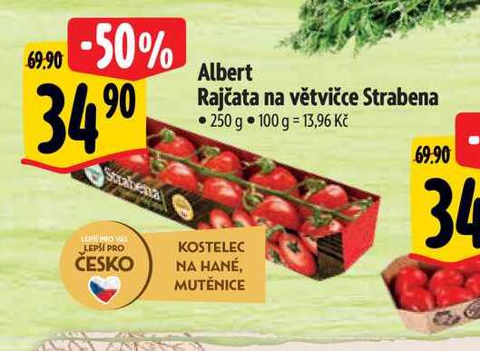  Albert Rajčata na větvičce Strabena 250 g 