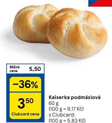 Kaiserka podmáslová, 60 g