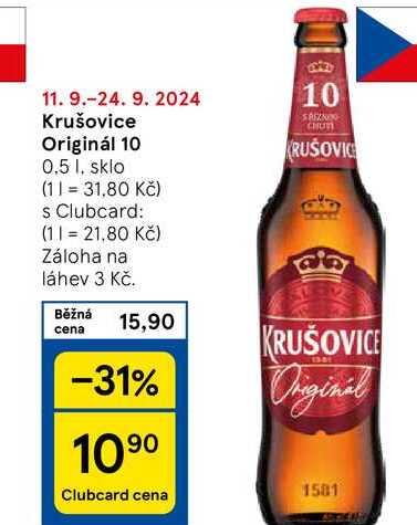 Krušovice Originál 10, 0.5 l